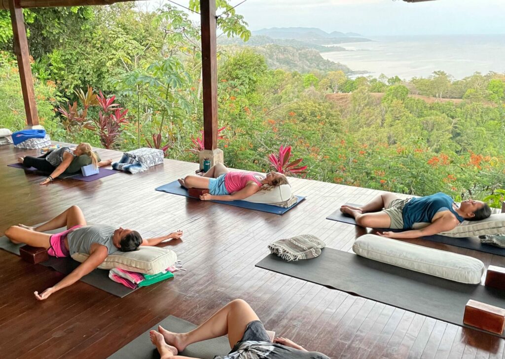 Costa Rica jungle and restorative yoga practice