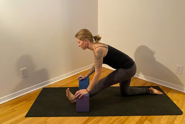 Preparing for Hanumanasana