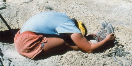 Paschimottanasana Poorna Supta Vajrasana, the Full Reclined Thunderbolt pose.